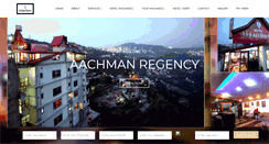 Desktop Screenshot of aachmanregency.com